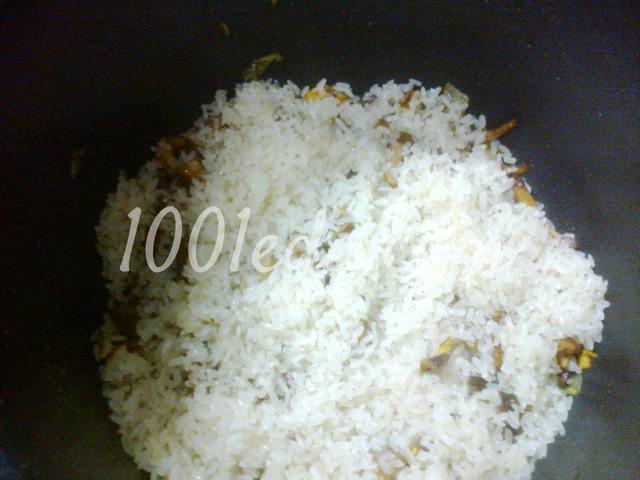 Рис с лисичками в мультиварке: рецепт с пошаговым фото - Шаг №6