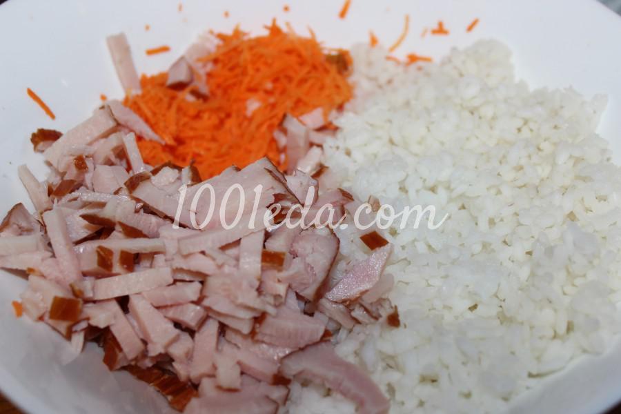 Рисово-морковная запеканка с ветчиной: рецепт с пошаговым фото - Шаг №1