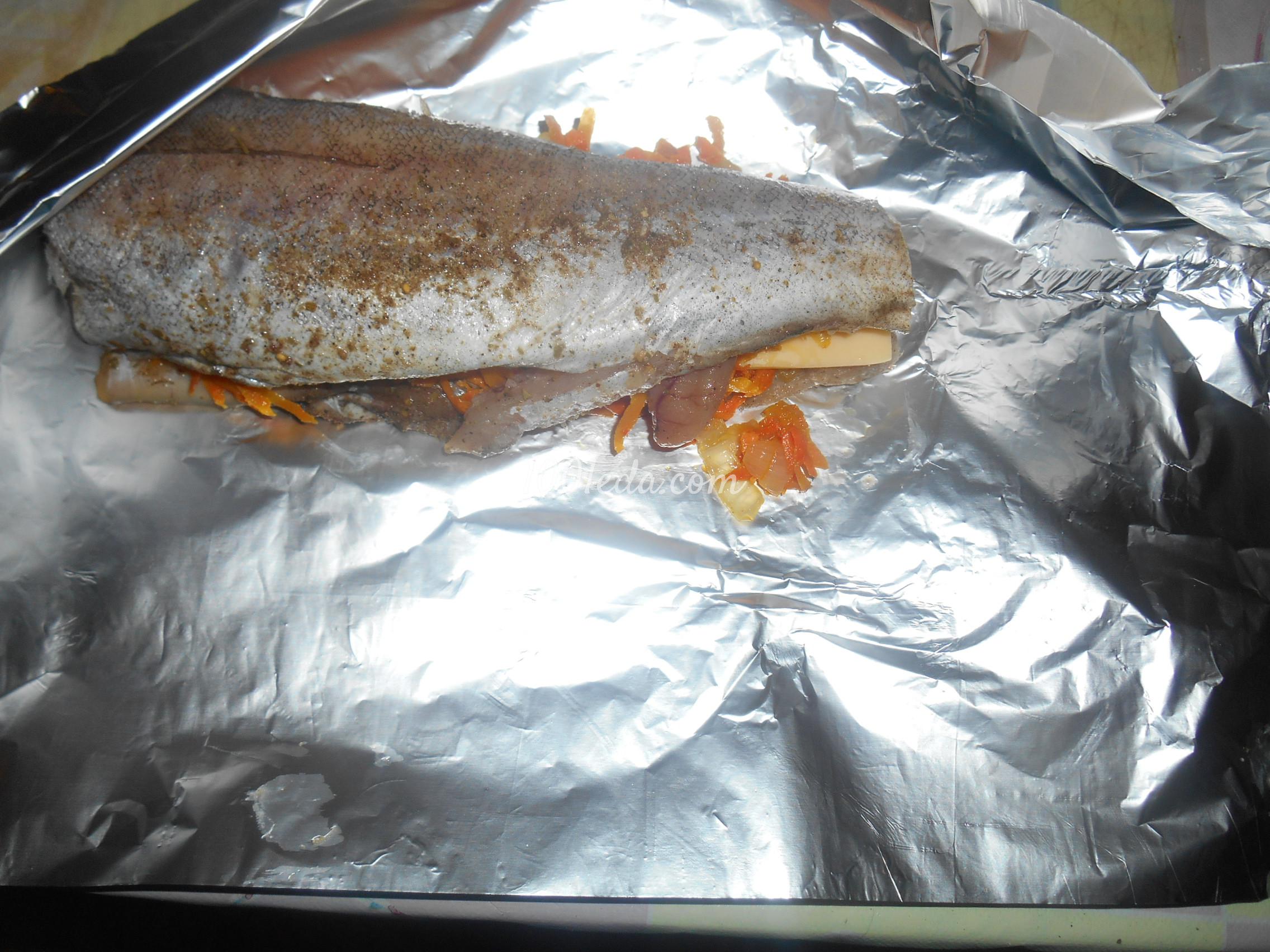 Рыба с овощами, запечённая в фольге: рецепт с пошаговым фото - Шаг №12