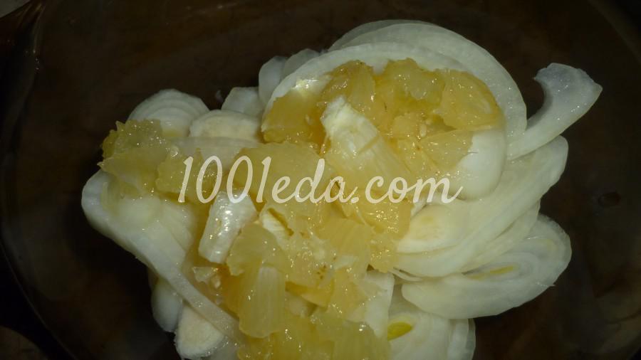 Рыба морской заяц с лимоном и луком в духовке: рецепт с пошаговым фото - Шаг №3