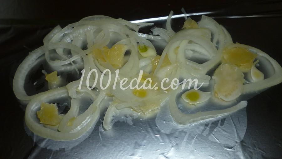 Рыба морской заяц с лимоном и луком в духовке: рецепт с пошаговым фото - Шаг №4