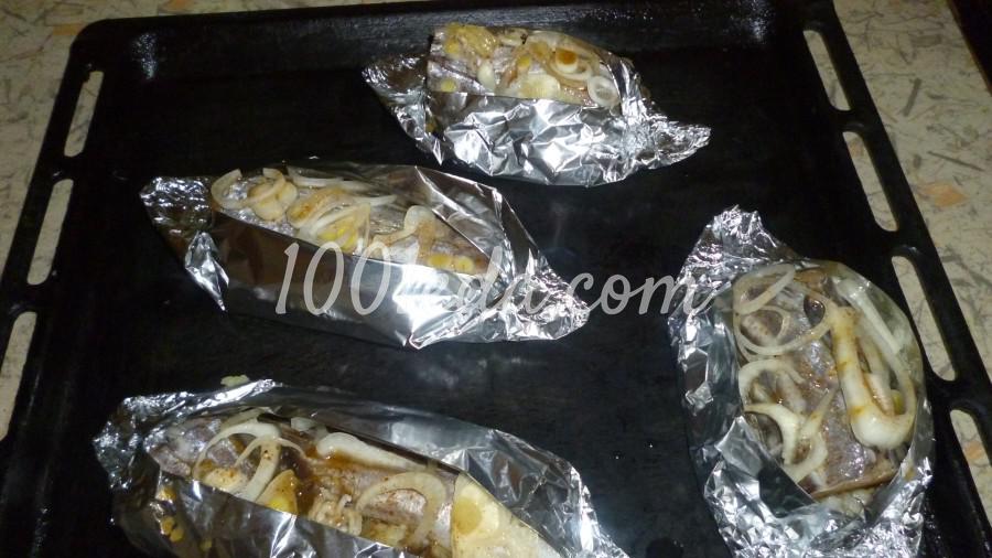 Рыба морской заяц с лимоном и луком в духовке: рецепт с пошаговым фото - Шаг №6