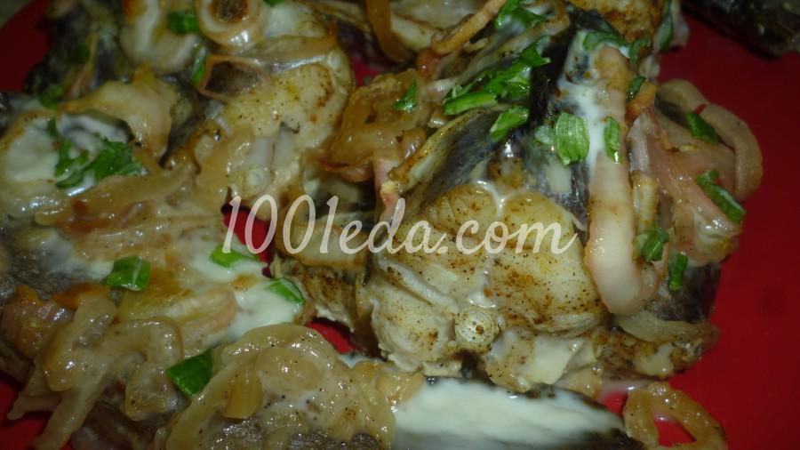 Рыба морской заяц с лимоном и луком в духовке: рецепт с пошаговым фото - Шаг №8