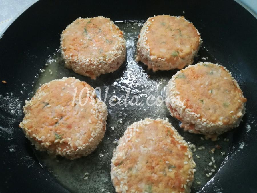 Рыбные котлеты в кунжуте Рыбные котлеты в кунжуте