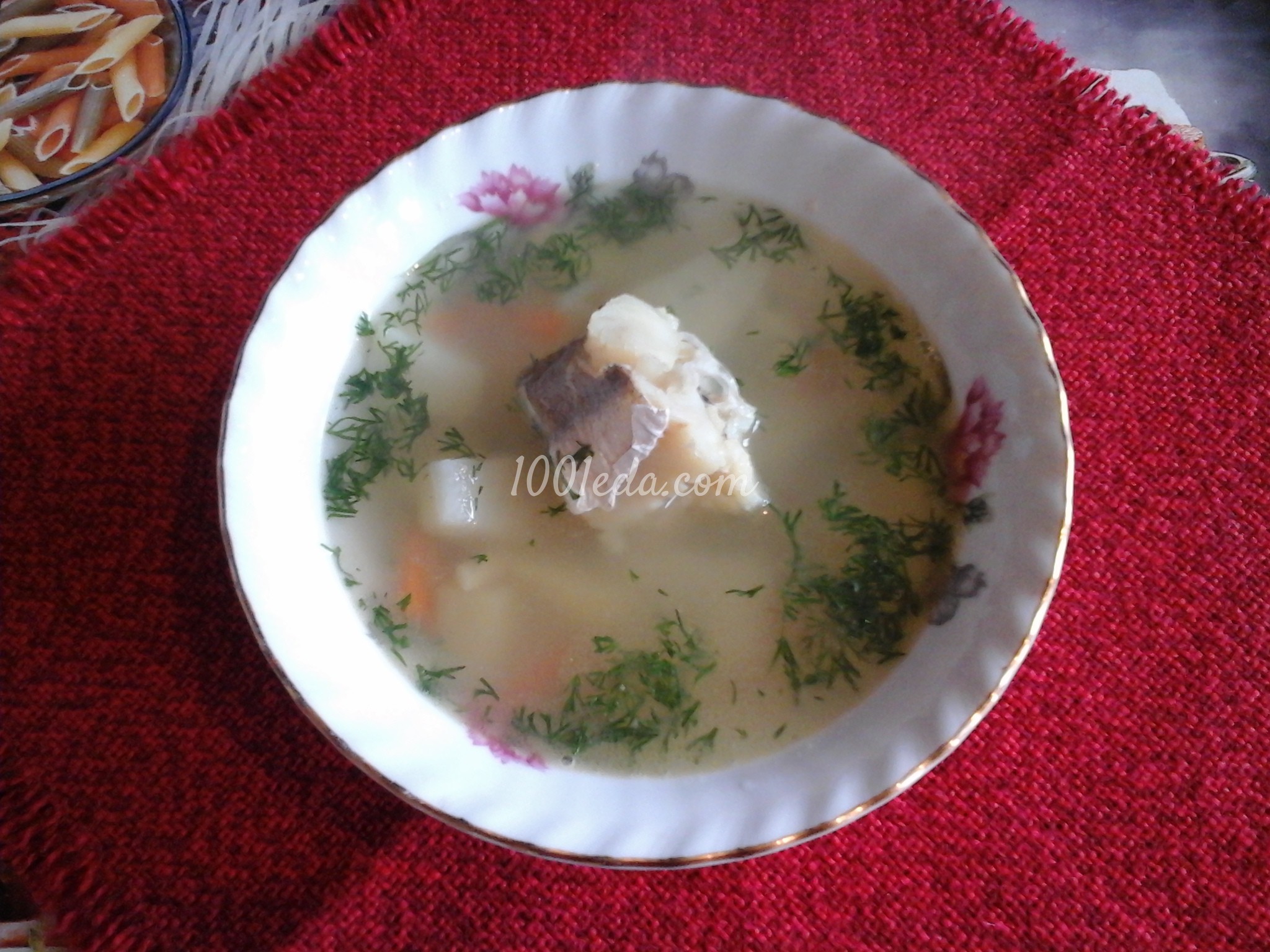 Рыбный суп из хека для деток