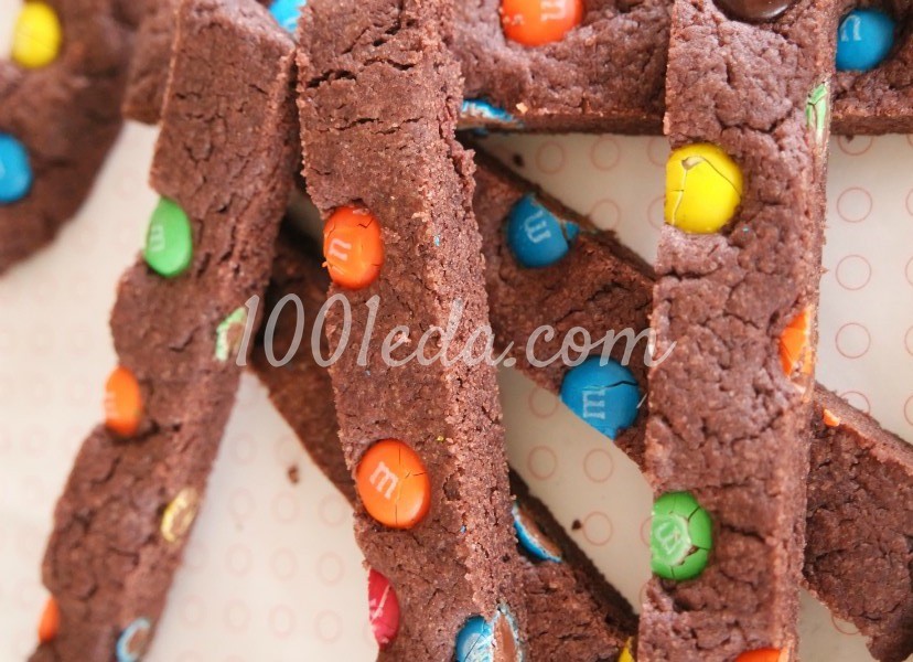 Шоколадное печенье с конфетами M&Ms: рецепт с пошаговым фото