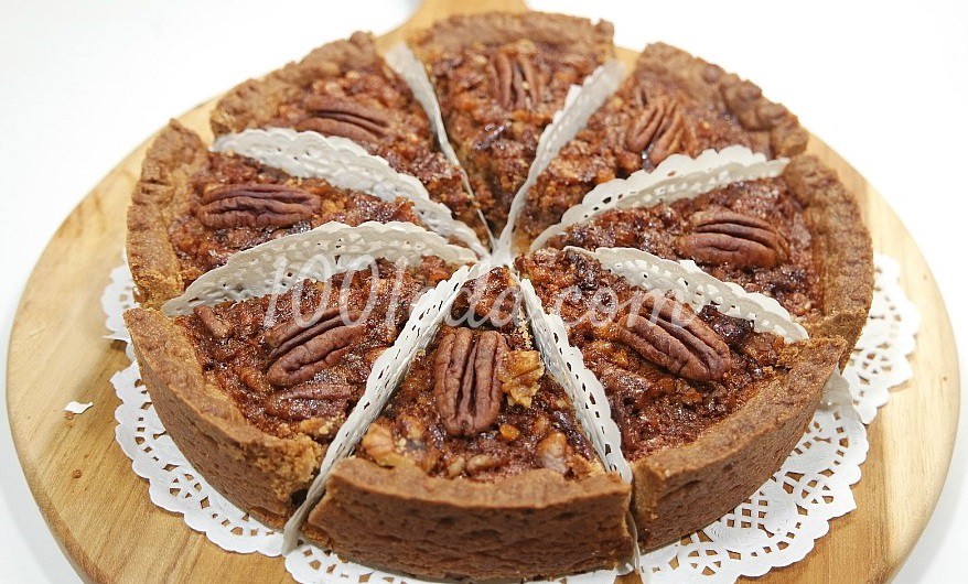Пирог с грецким орехом и пеканом: рецепт с пошаговым фото