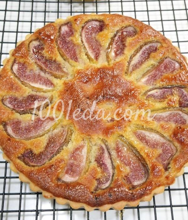 Пирог с миндальным кремом и инжиром: рецепт с пошаговым фото