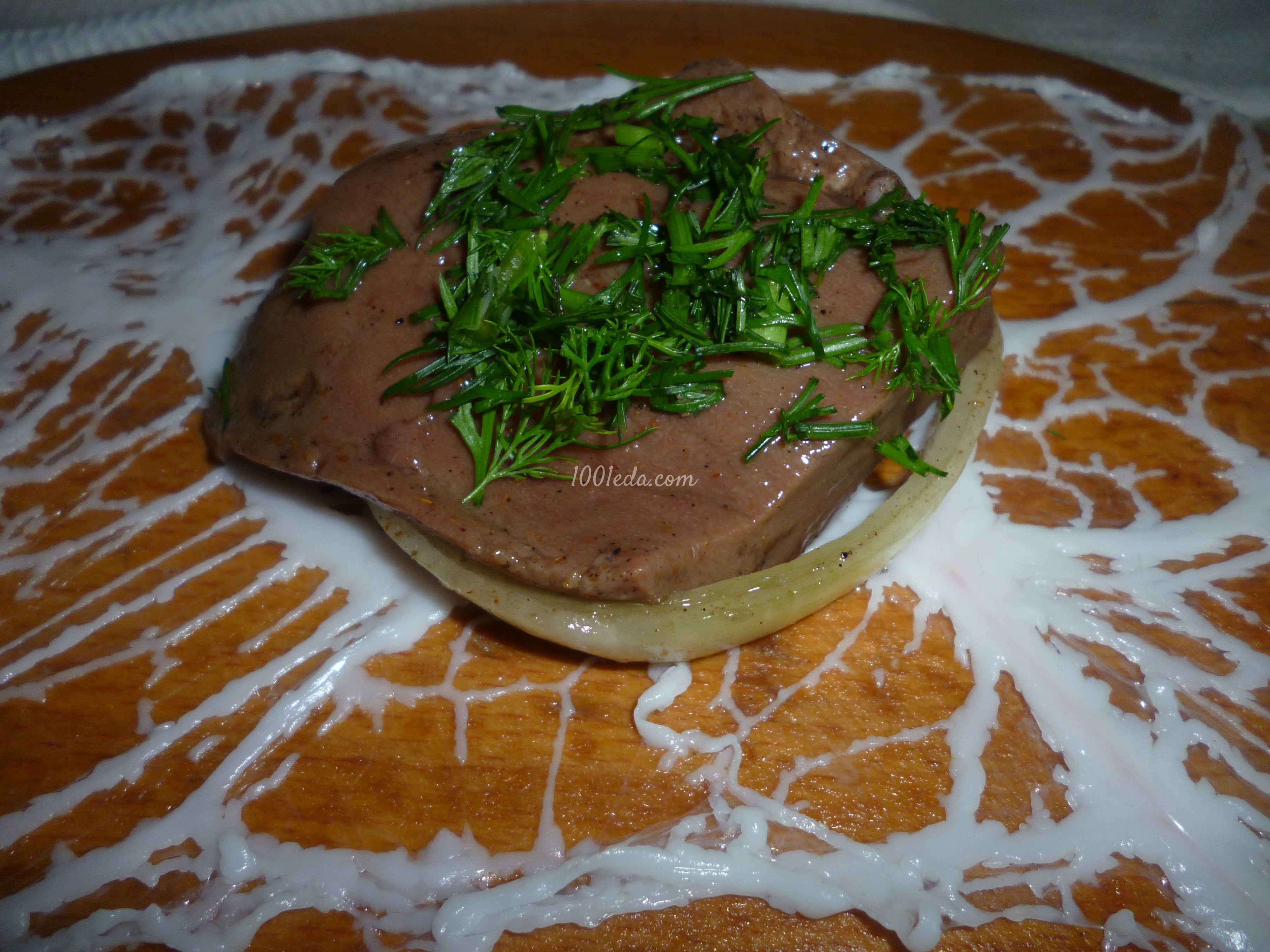 Шашлык из бараньей печенки в жировой сетке: рецепт с пошаговым фото - Шаг №5