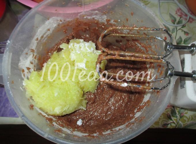 Шоколадный кекс с кабачком: рецепт с пошаговым фото - Шаг №4