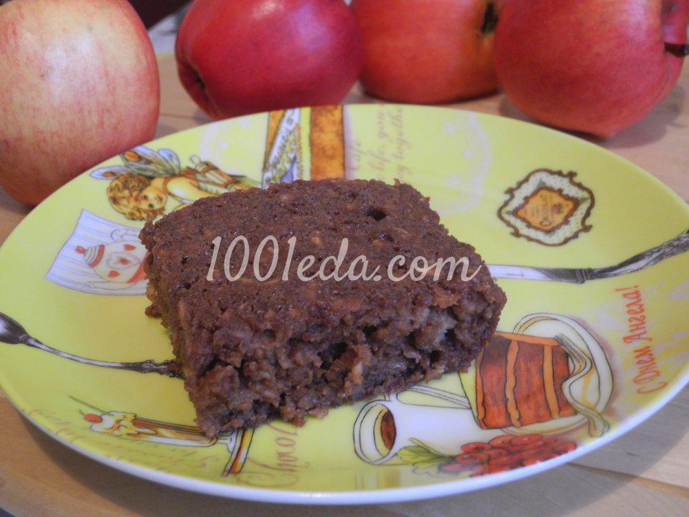 Шоколадный пирог с яблоками: рецепт с пошаговым фото - Шаг №4