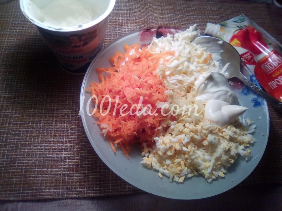 Салат из моркови, яиц и подавленного сырка "Рыжик": пошаговый с фото - Шаг №2 Салат из моркови, яиц и подавленного сырка "Рыжик": пошаговый с фото - Шаг №2