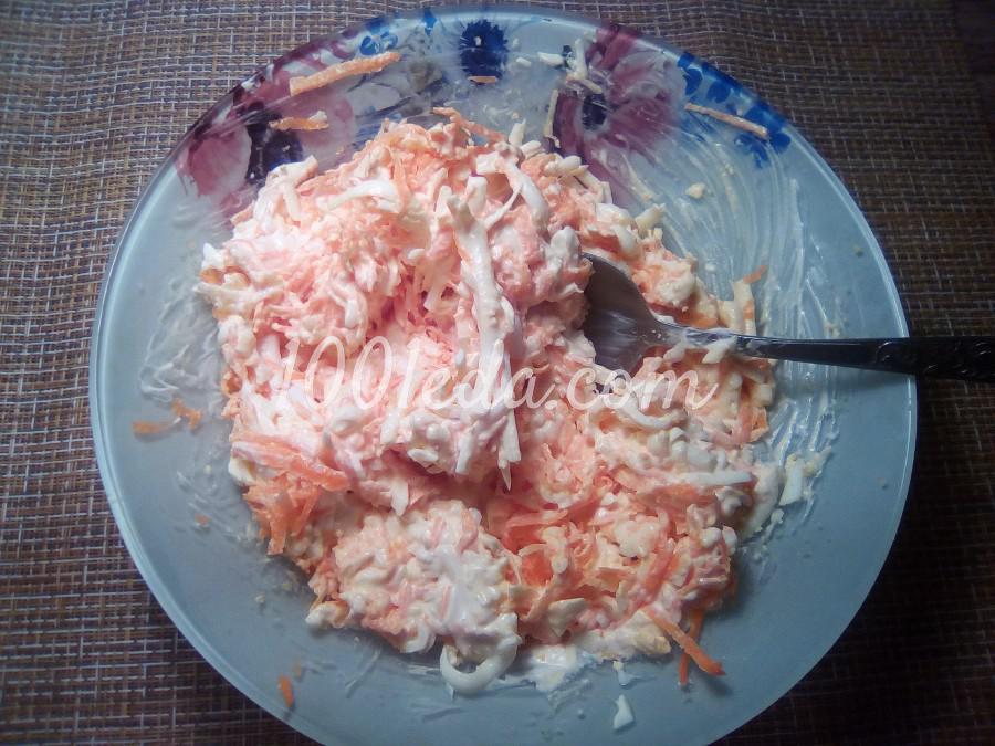 Салат из моркови, яиц и подавленного сырка "Рыжик": пошаговый с фото - Шаг №3