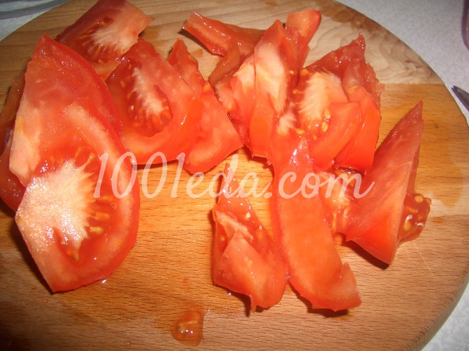 Салат из томатов Сладуница: рецепт с пошаговым фото - шаг№1