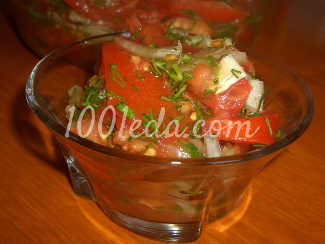 Салат из томатов Сладуница: рецепт с пошаговым фото - шаг№4