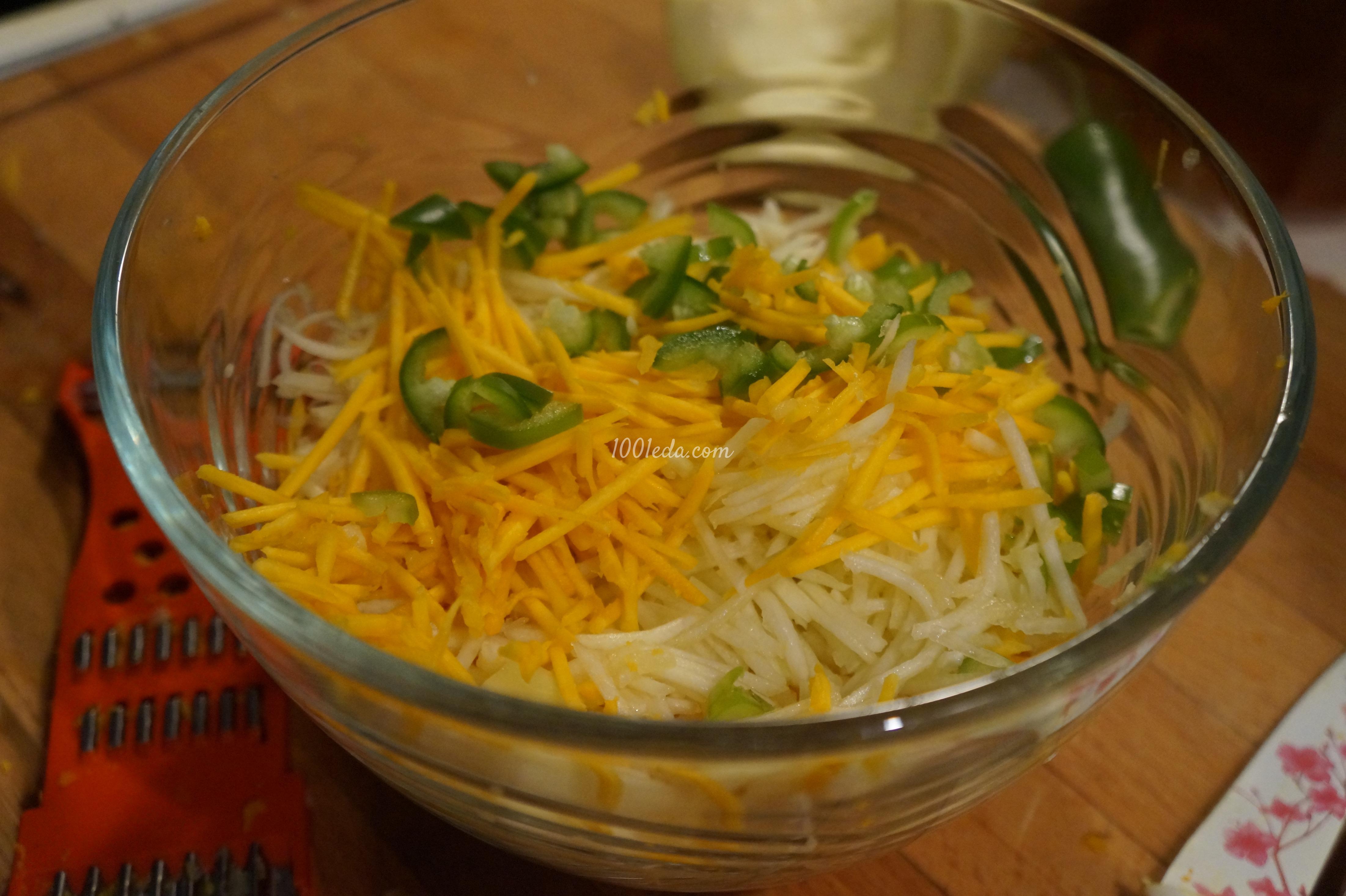 Салат из тыквы с острым перцем и сыром: рецепт с пошаговым фото - Шаг №2