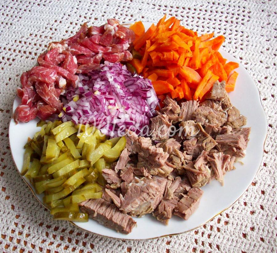 Салат мясной праздничный Для мужчин