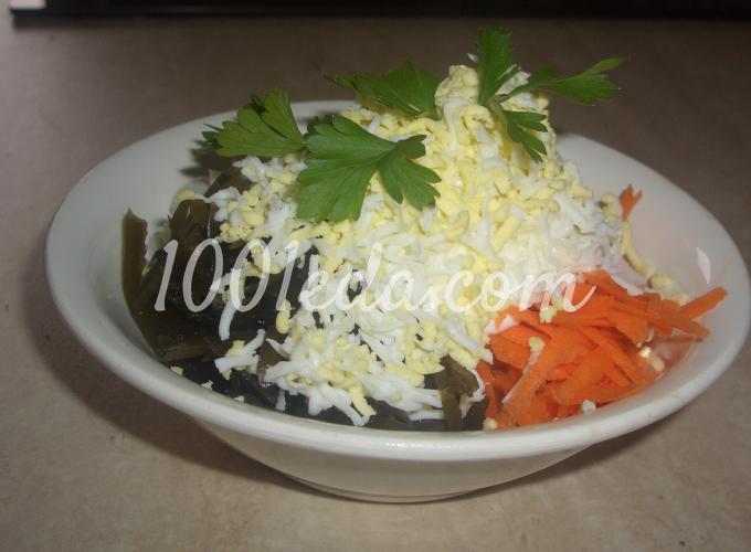 Салат с морской капустой и кальмарами: рецепт с пошаговым фото - Шаг №3