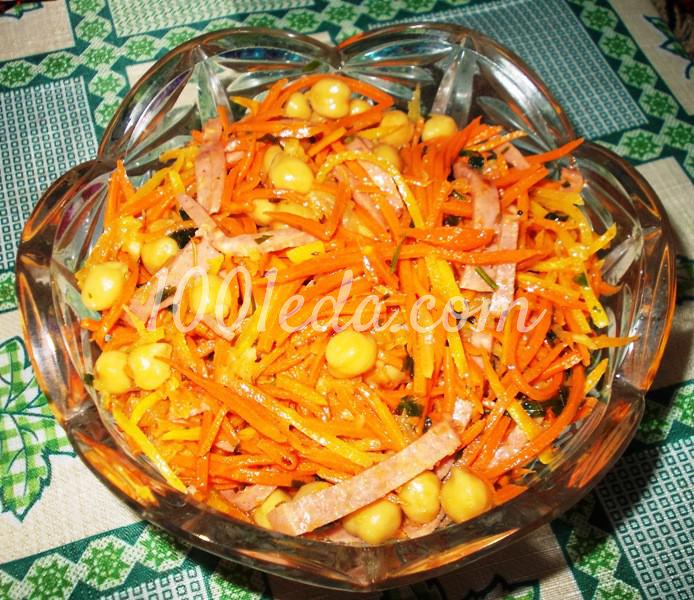 Салат с нутом и морковью по-корейски: рецепт с пошаговым фото - Шаг №5