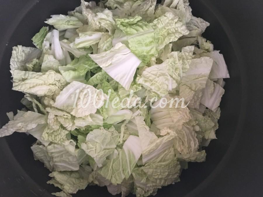 Салат с пекинской капустой и курицей карри: рецепт с пошаговым фото - Шаг №2