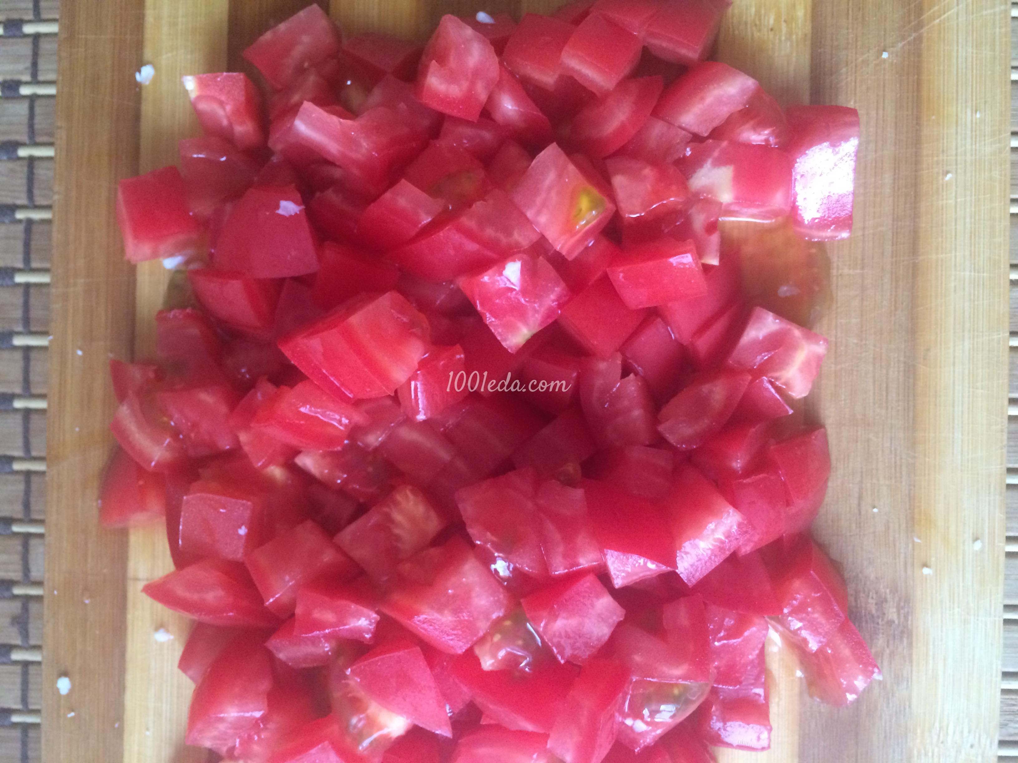 Салат Восторг с помидорами и сыром: рецепт с пошаговым фото - Шаг №3