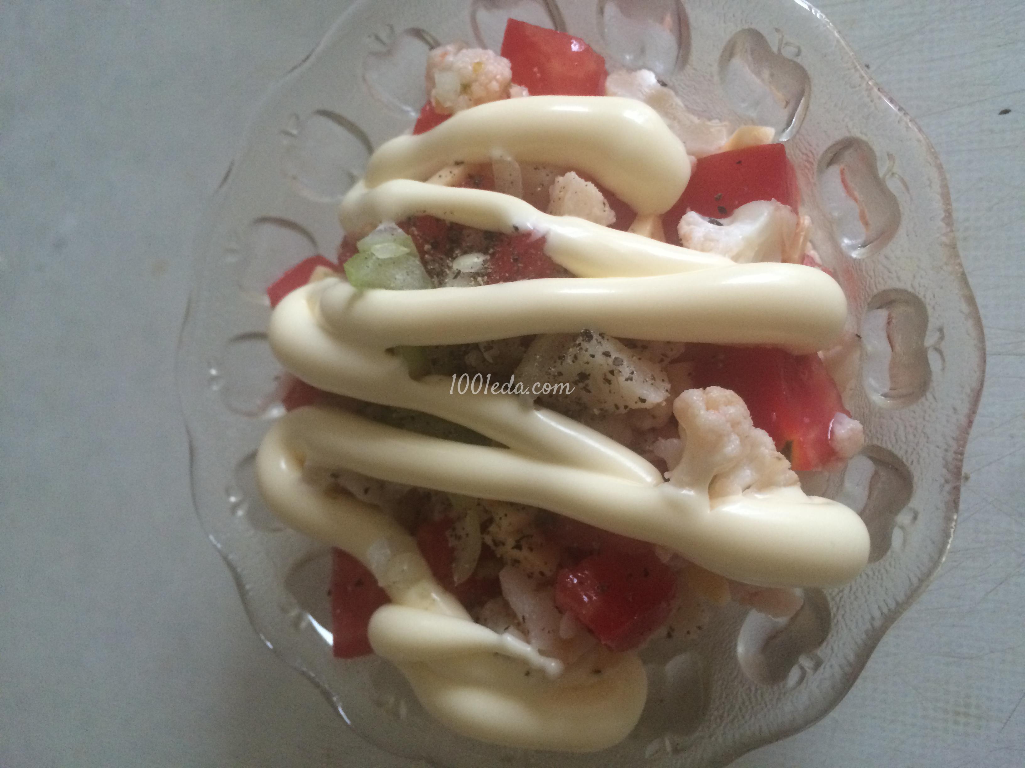 Салат Восторг с помидорами и сыром: рецепт с пошаговым фото - Шаг №5