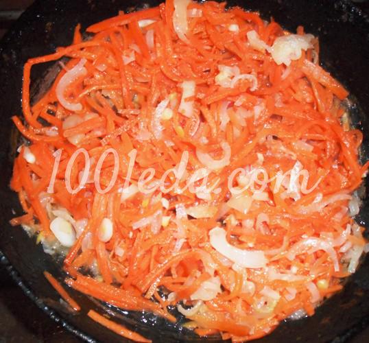 Скумбрия, фаршированная овощами и запеченная в фольге: рецепт с пошаговым фото - Шаг №3 Скумбрия, фаршированная овощами и запеченная в фольге: рецепт с пошаговым фото - Шаг №3