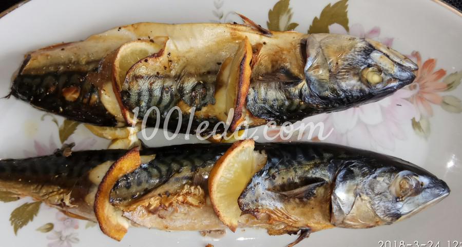 Скумбрия, запечённая с лимоном в духовке: пошаговый с фото - Шаг №6 Скумбрия, запечённая с лимоном в духовке: пошаговый с фото - Шаг №6