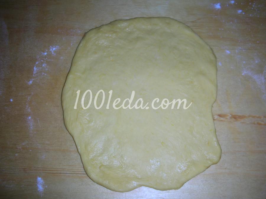 Сладкие булочки на тыквенном сдобном дрожжевом тесте: рецепт с пошаговым фото - Шаг №6