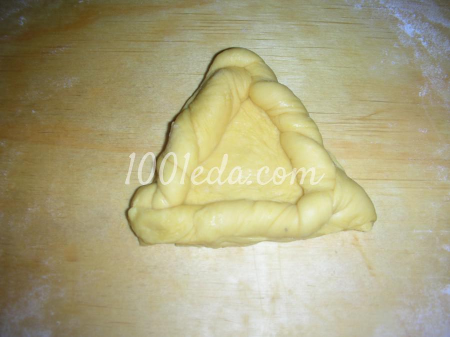 Сладкие пирожки на тыквенном сдобном дрожжевом тесте: рецепт с пошаговым фото - Шаг №15