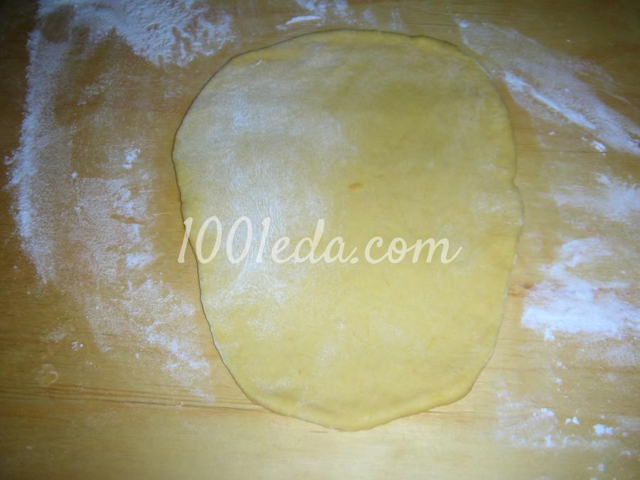 Сладкие пирожки на тыквенном сдобном дрожжевом тесте: рецепт с пошаговым фото - Шаг №7