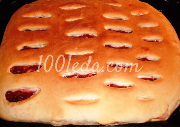 Сладкий фруктовый пирог из постного теста: рецепт с пошаговым фото - Шаг №9