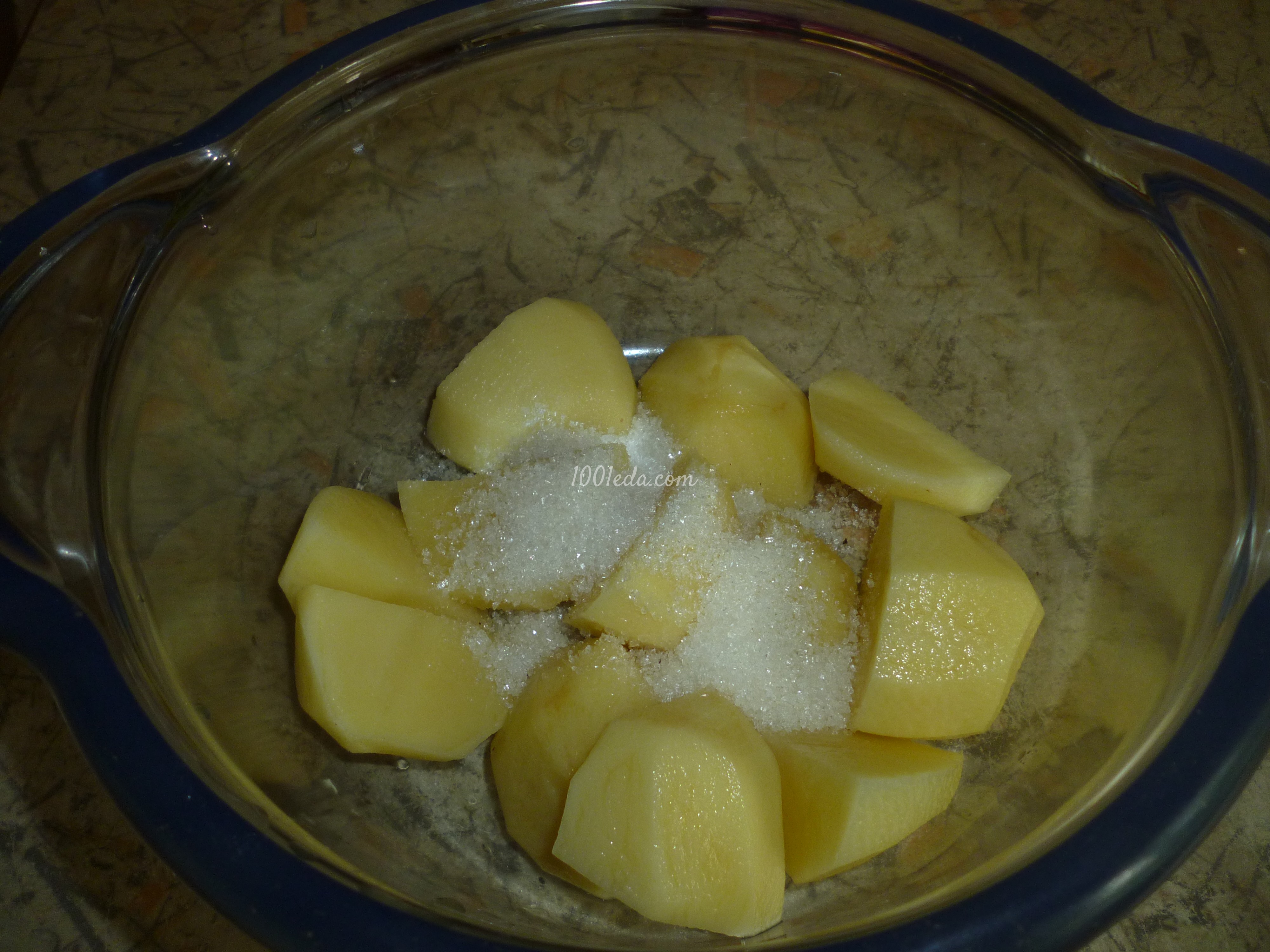 Сладкое солнышко с картошкой и яйцом: рецепт с пошаговым фото - Шаг №2