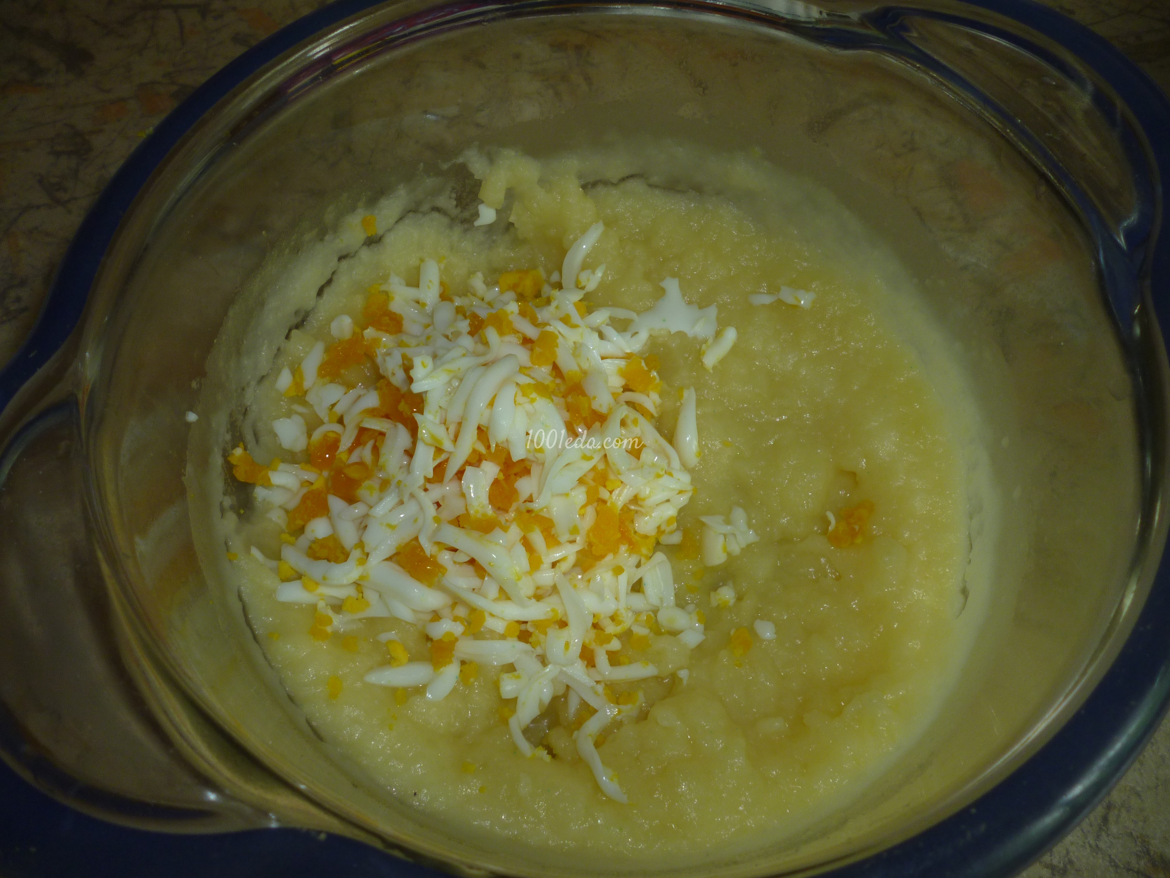 Сладкое солнышко с картошкой и яйцом: рецепт с пошаговым фото - Шаг №4