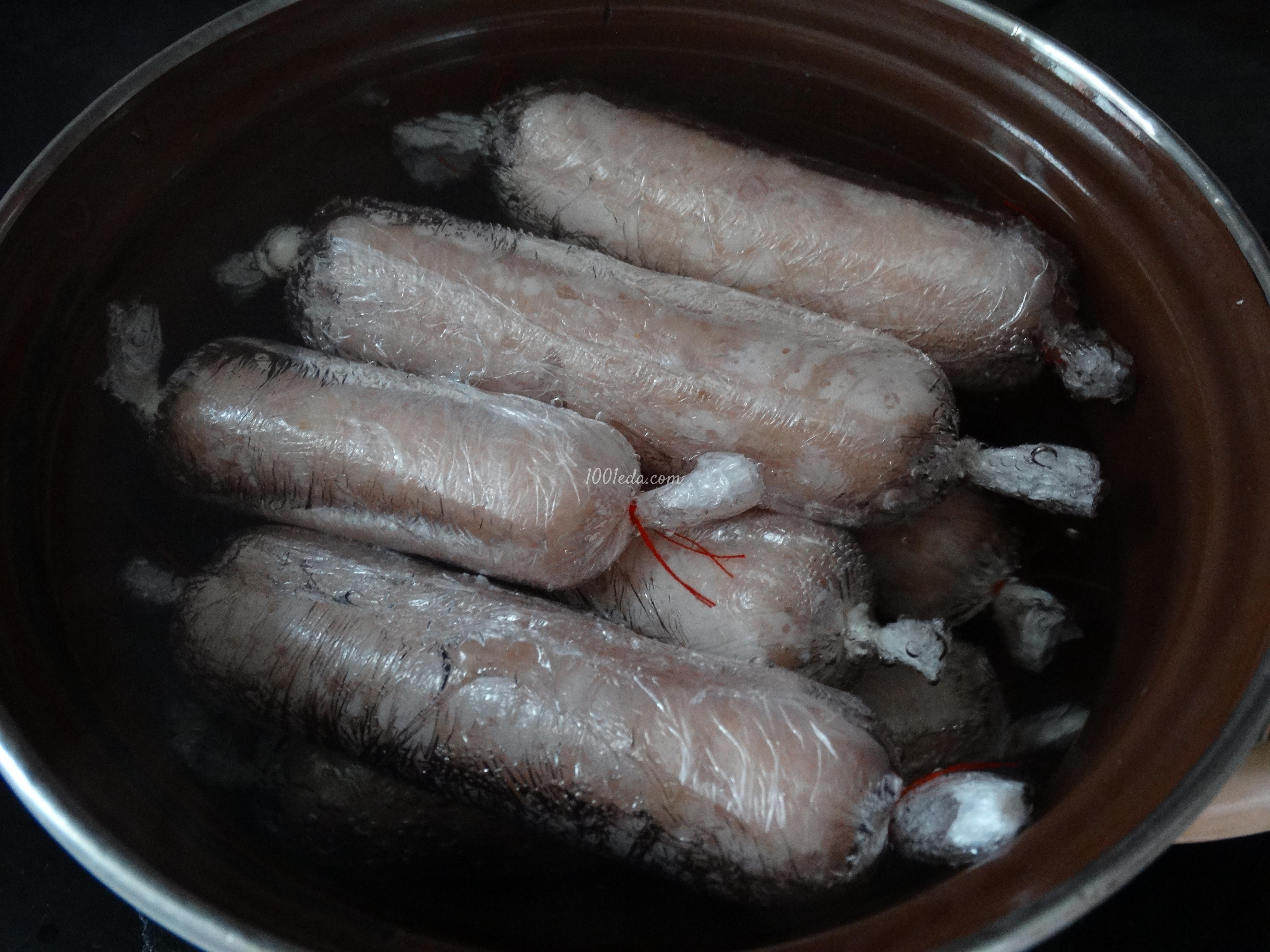 Сливочные домашние сосиски: рецепт с пошаговым фото - Шаг №9