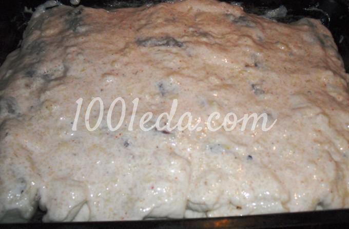 Слоеный дрожжевой пирог с мясом и сливочной корочкой: рецепт с пошаговым фото - Шаг №16
