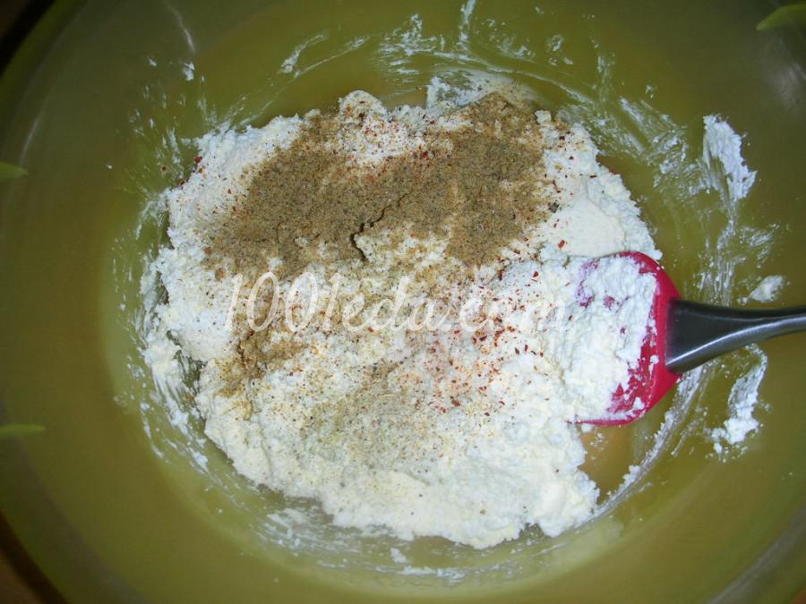 Соленое творожное печенье: рецепт с пошаговым фото - Шаг №4