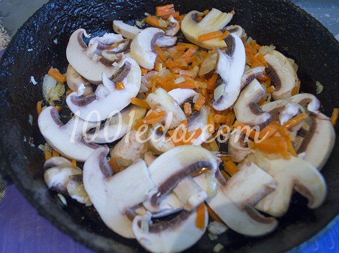 Суп с грибами и черемшой: рецепт с пошаговым фото - Шаг №9