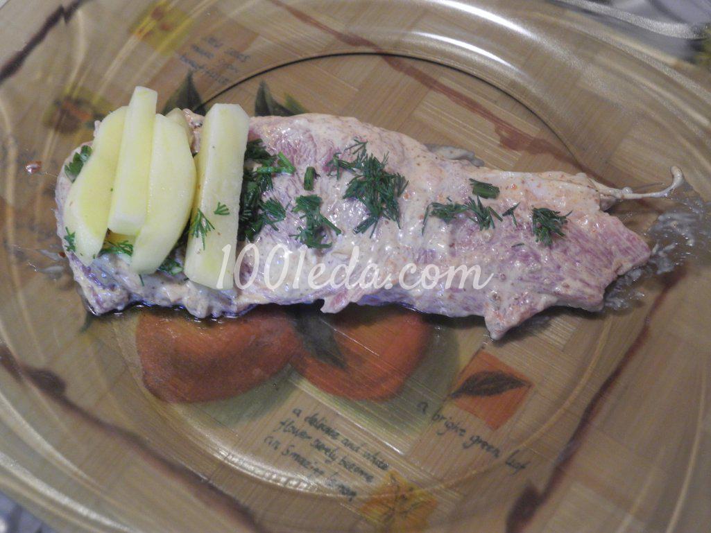 Свинина с картофелем Два в одном: рецепт с пошаговым фото - Шаг №3