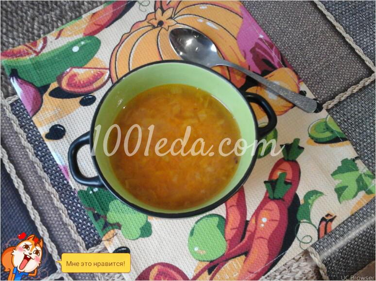 Постный суп из тыквы и сельдерея