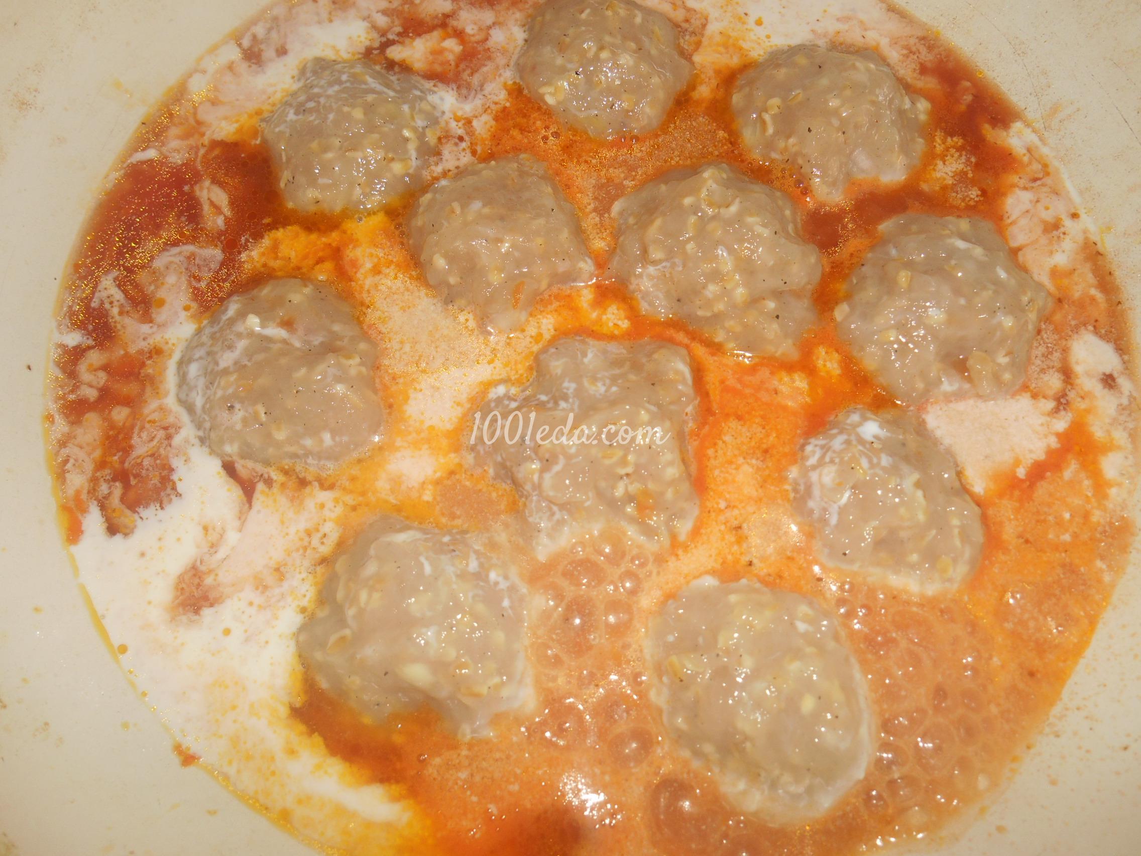 Тефтели с булгуром в сливочно-томатном соусе: рецепт с пошаговым фото - Шаг №16