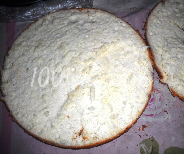 Торт бисквитный Воздушный зефир в шоколаде: рецепт с пошаговым фото - Шаг №10