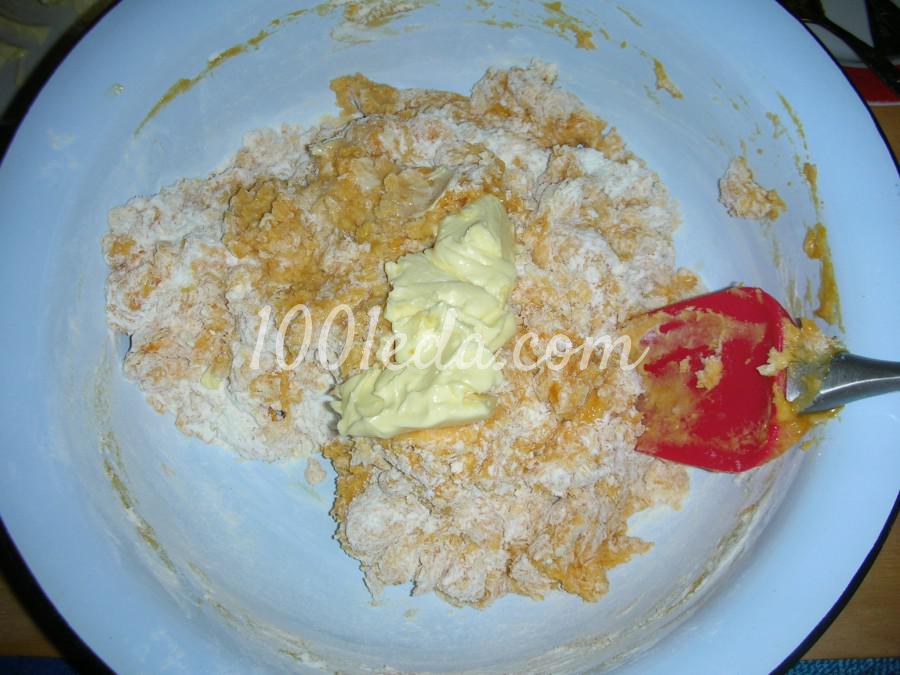 Тыквенное сдобное дрожжевое тесто: рецепт с пошаговым фото - Шаг №7