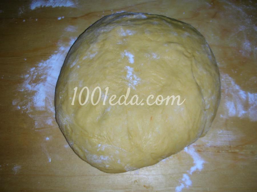 Тыквенное сдобное дрожжевое тесто: рецепт с пошаговым фото - Шаг №8