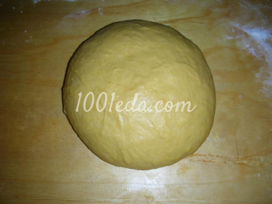 Тыквенное сдобное дрожжевое тесто: рецепт с пошаговым фото - Шаг №9