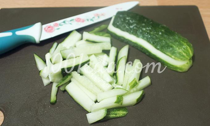 Уголки из лаваша с куриным филе и овощами: рецепт с пошаговым фото - Шаг №4