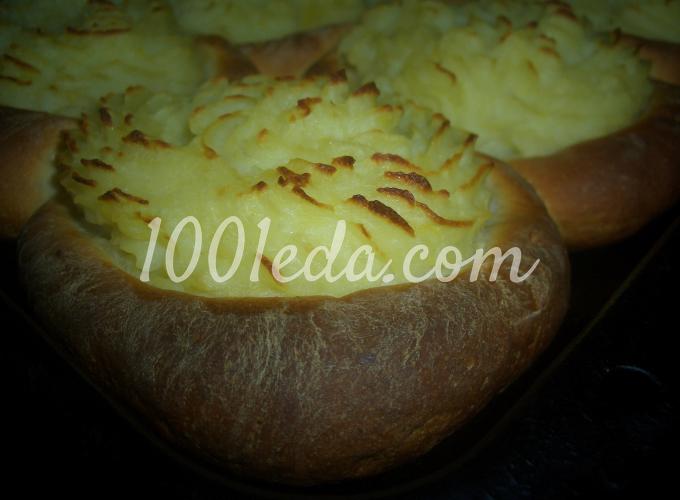Ватрушки с грибами и картофелем Объедение: рецепт с пошаговым фото - Шаг №6