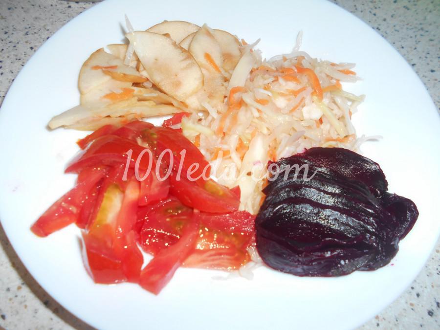 Вегетарианский салат из квашеной капусты: пошаговый с фото - Шаг №5