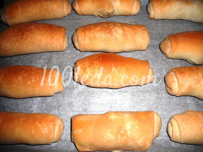 Вэрзере (молдавские слоеные пирожки) с капустой и грибами: рецепт с пошаговым фото - Шаг №17