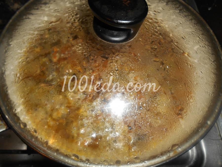 Вкусная гречка с куриными сердечками и грибами: рецепт с пошаговым фото - Шаг №10
